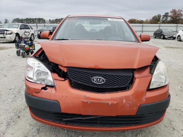 KNADE123086398090 - 2008 KIA RIO BASE ORANGE photo 5