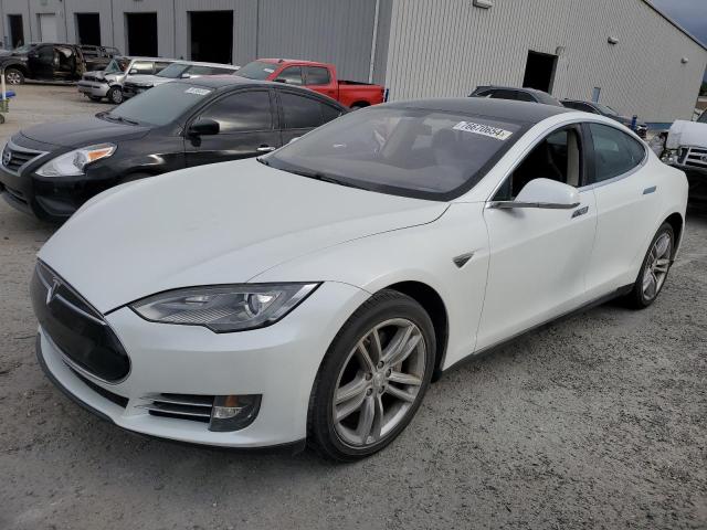 5YJSA1DG5DFP19593 - 2013 TESLA MODEL S Ağ foto 1