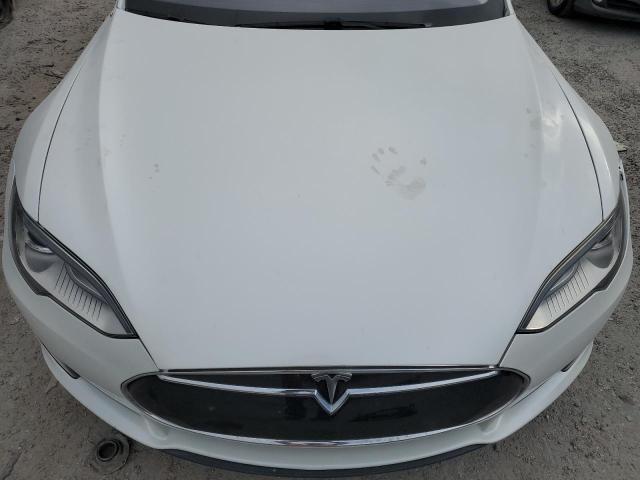 5YJSA1DG5DFP19593 - 2013 TESLA MODEL S WHITE photo 12