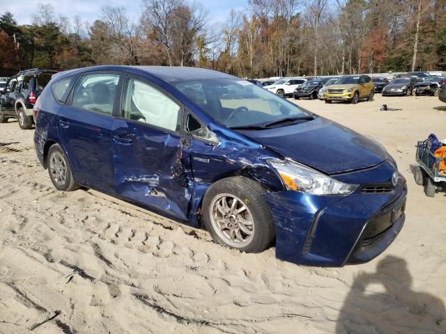 JTDZN3EU8HJ072219 - 2017 TOYOTA PRIUS V BLUE photo 4