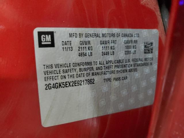 2G4GK5EX2E9217862 - 2014 BUICK REGAL 红色 照片 12