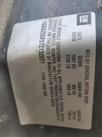 1G8AZ55F57Z132871 - 2007 SATURN ION LEVEL 2 ვერცხლისფერი ფოტო 13