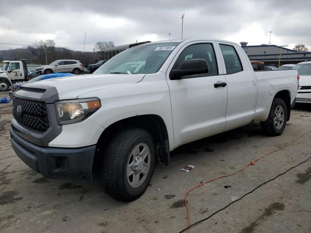 5TFRM5F13JX123454 - 2018 TOYOTA TUNDRA DOUBLE CAB SR/SR5 WHITE photo 1