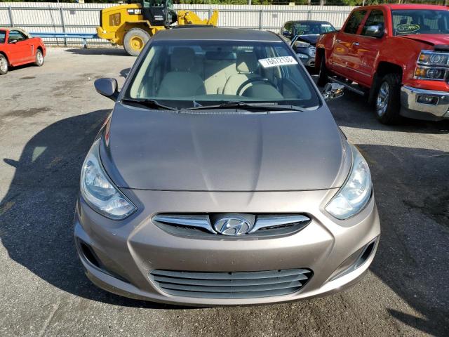 KMHCT4AE2DU552146 - 2013 HYUNDAI ACCENT GLS GRAY photo 5