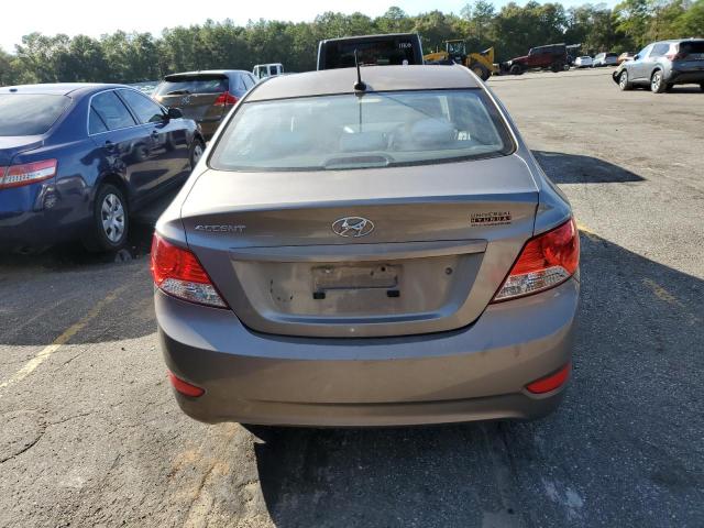 KMHCT4AE2DU552146 - 2013 HYUNDAI ACCENT GLS GRAY photo 6