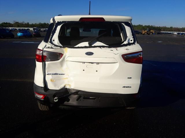 MAJ6S3GLXLC312101 - 2020 FORD ECOSPORT SE Սպիտակ լուսանկար 6