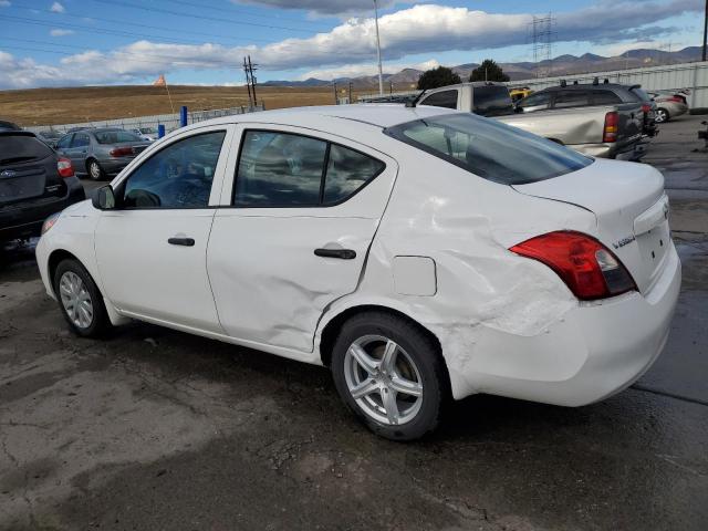 3N1CN7AP9DL877097 - 2013 NISSAN VERSA S WHITE photo 2