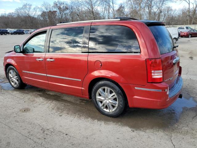 2A8HR64XX8R838114 - 2008 CHRYSLER TOWN & COU LIMITED RED photo 2