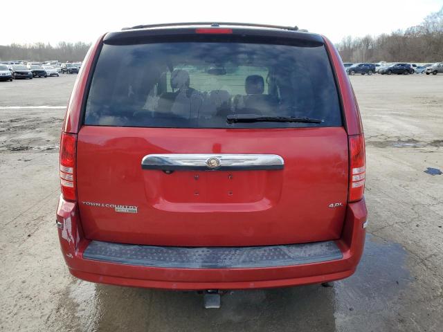 2A8HR64XX8R838114 - 2008 CHRYSLER TOWN & COU LIMITED RED photo 6