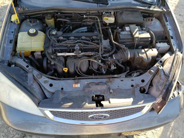 1FAFP34N26W111805 - 2006 FORD FOCUS ZX4 GRAY photo 11