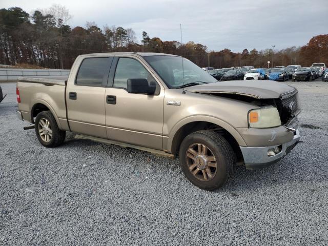 1FTPW12535KE44707 - 2005 FORD F150 SUPERCREW TAN photo 4