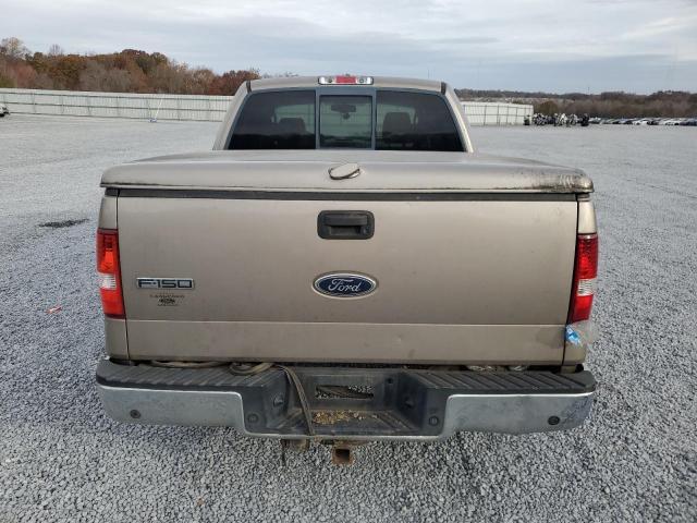 1FTPW12535KE44707 - 2005 FORD F150 SUPERCREW TAN photo 6