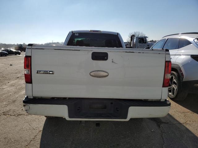 1FTRF12286NB76378 - 2006 FORD F150 WHITE photo 6