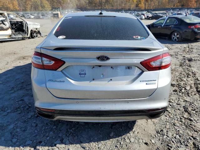 3FA6P0K91DR258721 - 2013 FORD FUSION TITANIUM SILVER photo 6