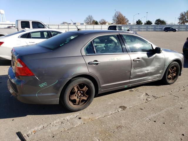 3FAHP0HA4BR236400 - 2011 FORD FUSION SE GRAY photo 3