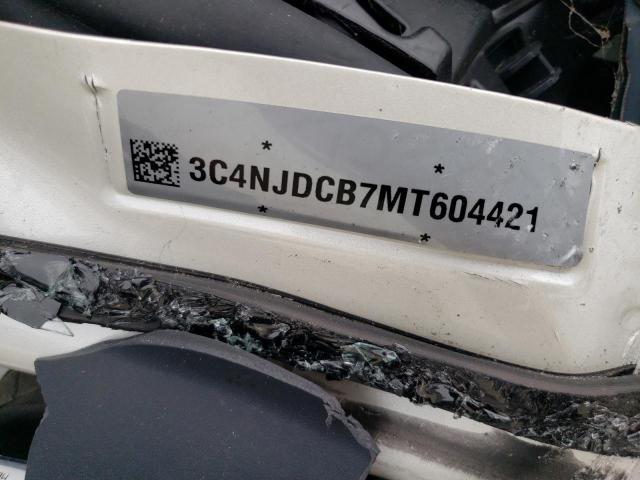 3C4NJDCB7MT604421 - 2021 JEEP COMPASS LIMITED WHITE photo 13