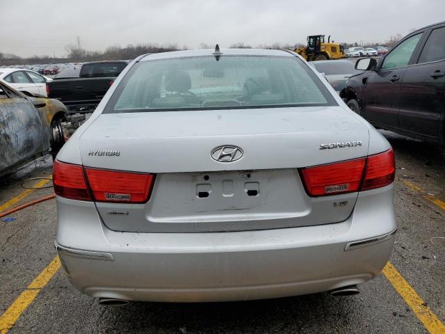 5NPEU46FX9H568317 - 2009 HYUNDAI SONATA SE SILVER photo 6