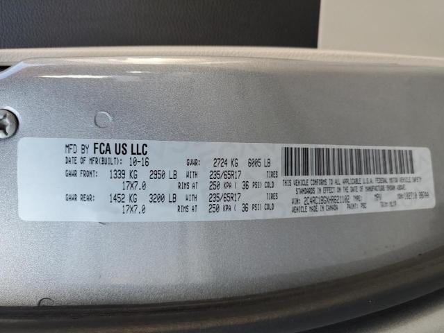 2C4RC1BGXHR621102 - 2017 CHRYSLER PACIFICA TOURING L 银色 照片 14