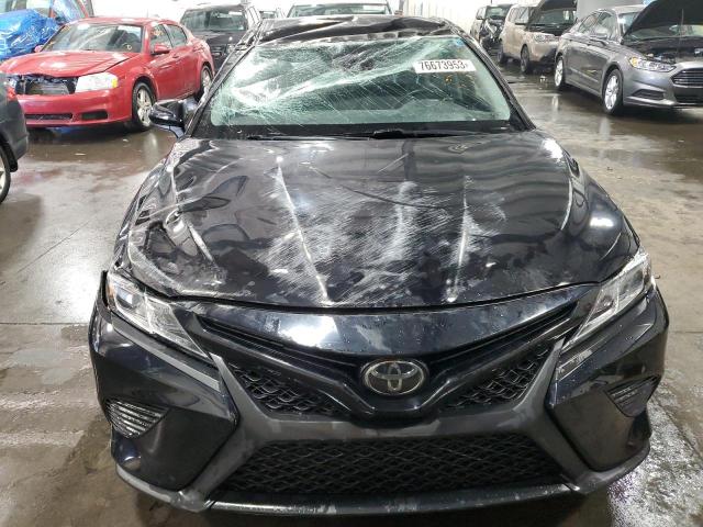 4T1B11HK5KU251010 - 2019 TOYOTA CAMRY L BLACK photo 5