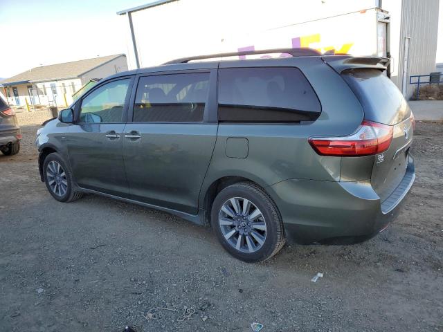 5TDDZ3DC4JS196245 - 2018 TOYOTA SIENNA XLE GREEN photo 2