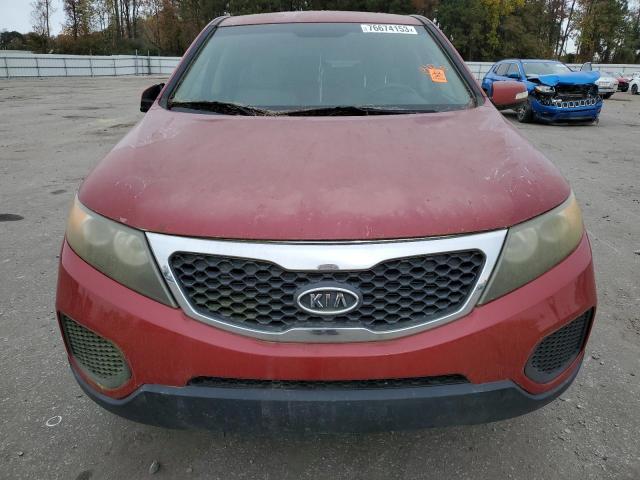 5XYKTCA16BG030240 - 2011 KIA SORENTO BASE BURGUNDY photo 5