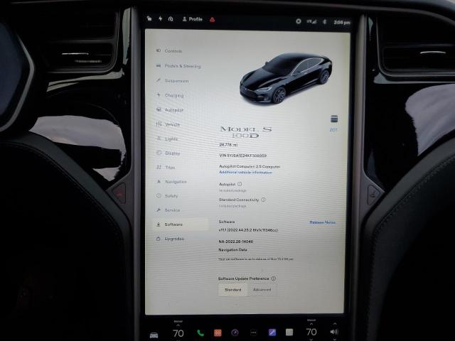 5YJSA1E24KF308959 - 2019 TESLA MODEL S Qara foto 9