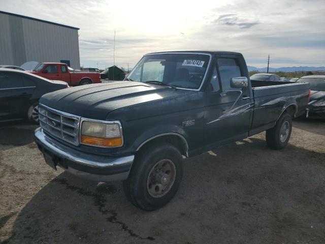 2FTHF25H7TCA34784 - 1996 FORD F250 GREEN photo 1