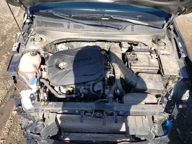 3KPF44AC8ME411593 - 2021 KIA FORTE GT SILVER photo 11