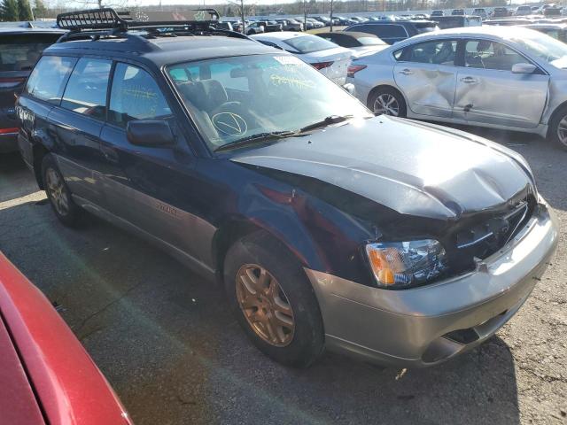 4S3BH675317638547 - 2001 SUBARU LEGACY OUTBACK AWP 蓝色 照片 4