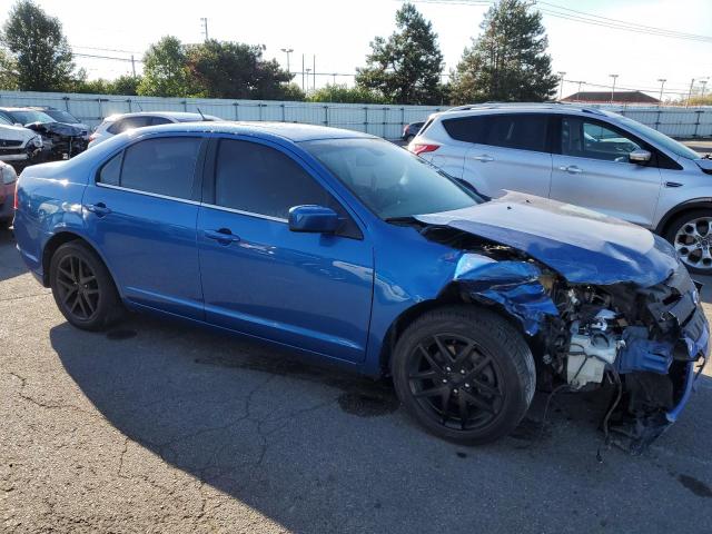 3FAHP0JA8CR214315 - 2012 FORD FUSION SEL BLUE photo 4