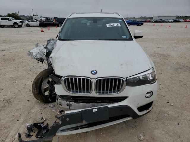 5UXWZ7C36H0X40323 - 2017 BMW X3 SDRIVE28I WHITE photo 5