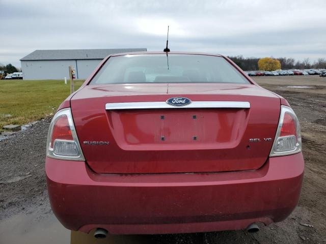 3FAHP08179R217088 - 2009 FORD FUSION SEL RED photo 6