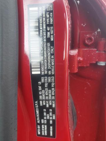 ZASPAKBN2M7D01101 - 2021 ALFA ROMEO STELVIO TI RED photo 14