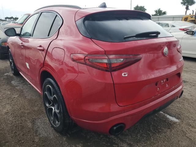 ZASPAKBN2M7D01101 - 2021 ALFA ROMEO STELVIO TI RED photo 2