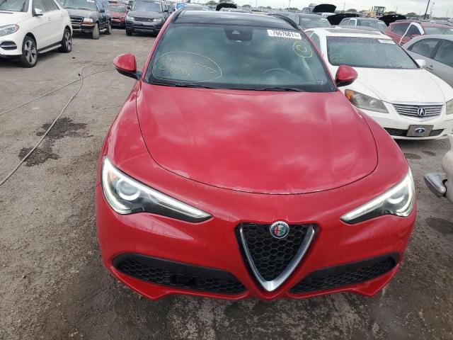 ZASPAKBN2M7D01101 - 2021 ALFA ROMEO STELVIO TI RED photo 5