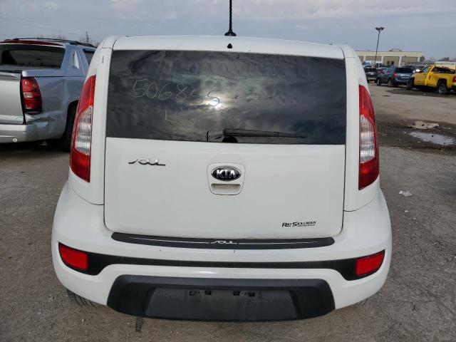 KNDJT2A51D7506855 - 2013 KIA SOUL WHITE photo 6