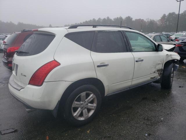 JN8AZ08WX6W521241 - 2006 NISSAN MURANO SL WHITE photo 3