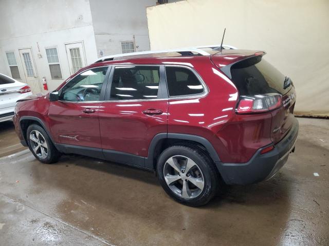 1C4PJMDX6KD279802 - 2019 JEEP CHEROKEE LIMITED BURGUNDY photo 2