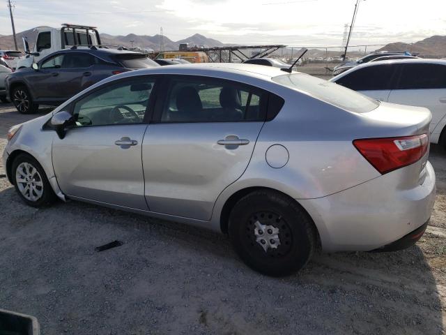 KNADM4A38D6179300 - 2013 KIA RIO LX SILVER photo 2