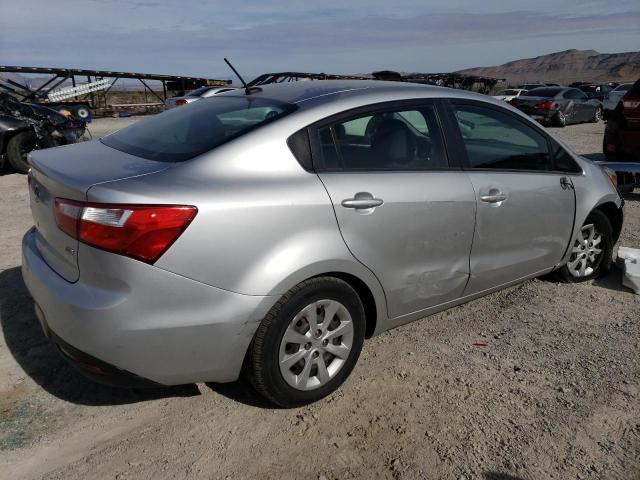 KNADM4A38D6179300 - 2013 KIA RIO LX SILVER photo 3