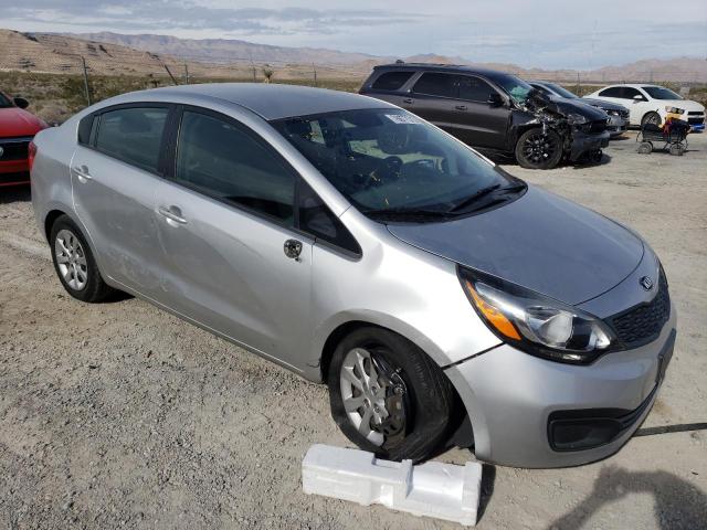 KNADM4A38D6179300 - 2013 KIA RIO LX SILVER photo 4