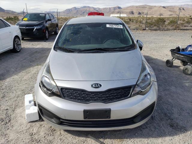 KNADM4A38D6179300 - 2013 KIA RIO LX SILVER photo 5