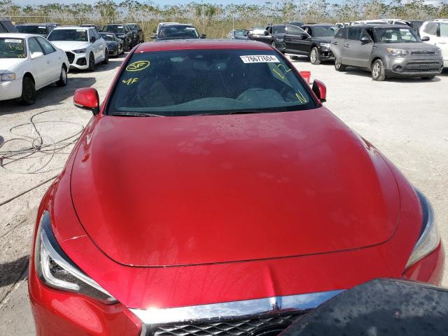 JN1EV7KK9NM600727 - 2022 INFINITI Q60 LUXE RED photo 5