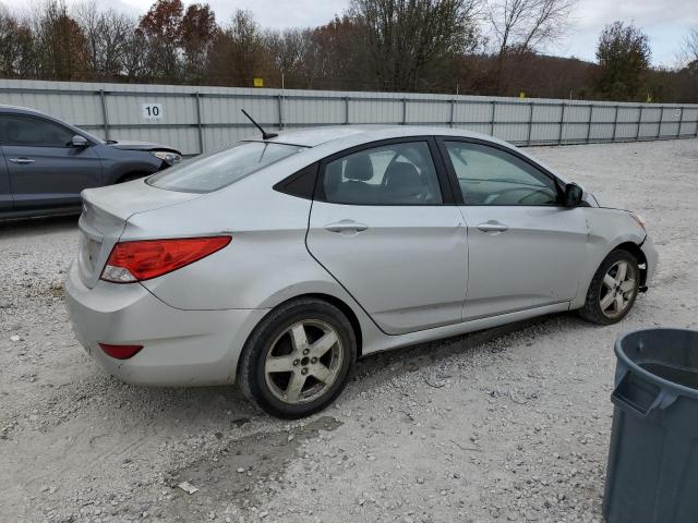 KMHCT4AE1DU539937 - 2013 HYUNDAI ACCENT GLS SILVER photo 3