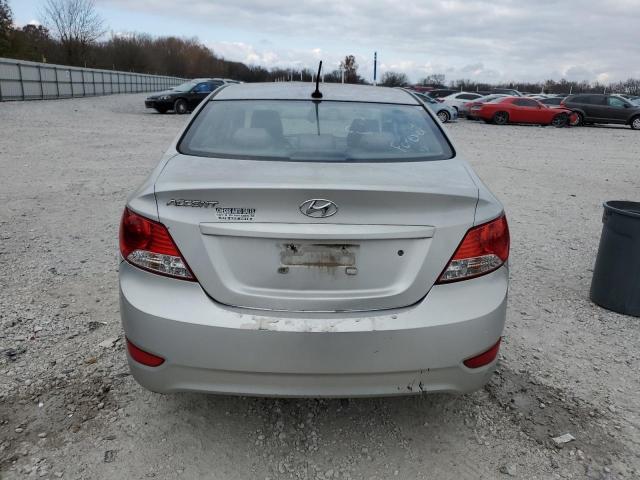 KMHCT4AE1DU539937 - 2013 HYUNDAI ACCENT GLS SILVER photo 6