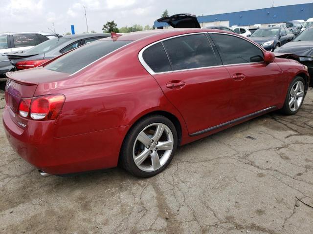 JTHBE96S070012133 - 2007 LEXUS GS 350 RED photo 3