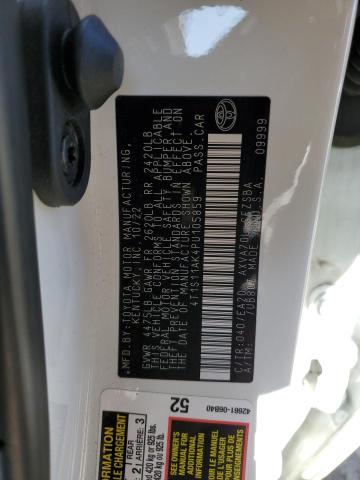 4T1S11AK4PU105859 - 2023 TOYOTA CAMRY SE NIGHT SHADE WHITE photo 12