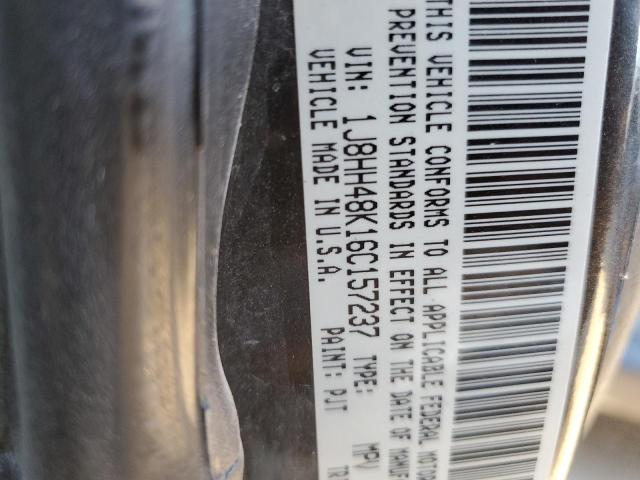 1J8HH48K16C157237 - 2006 JEEP COMMANDER 黑色 照片 13