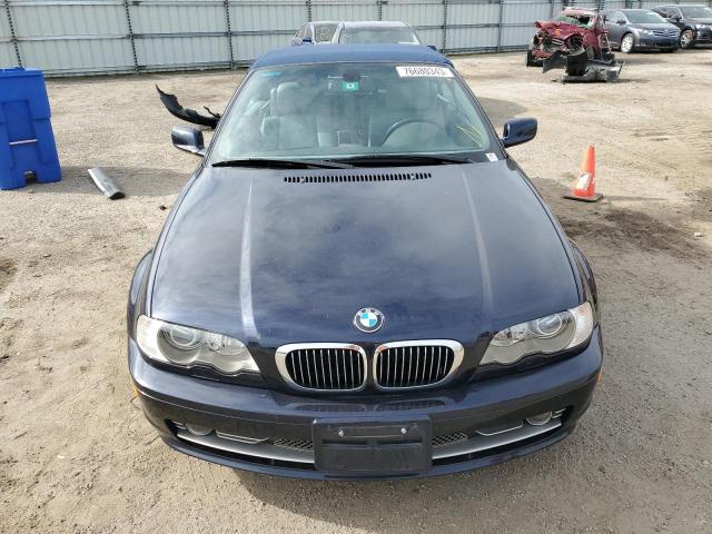 WBABS53422EV89733 - 2002 BMW 330 CI BLUE photo 5