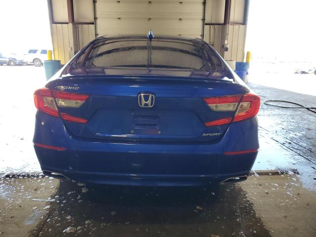 1HGCV1F39JA073967 - 2018 HONDA ACCORD SPORT BLUE photo 6